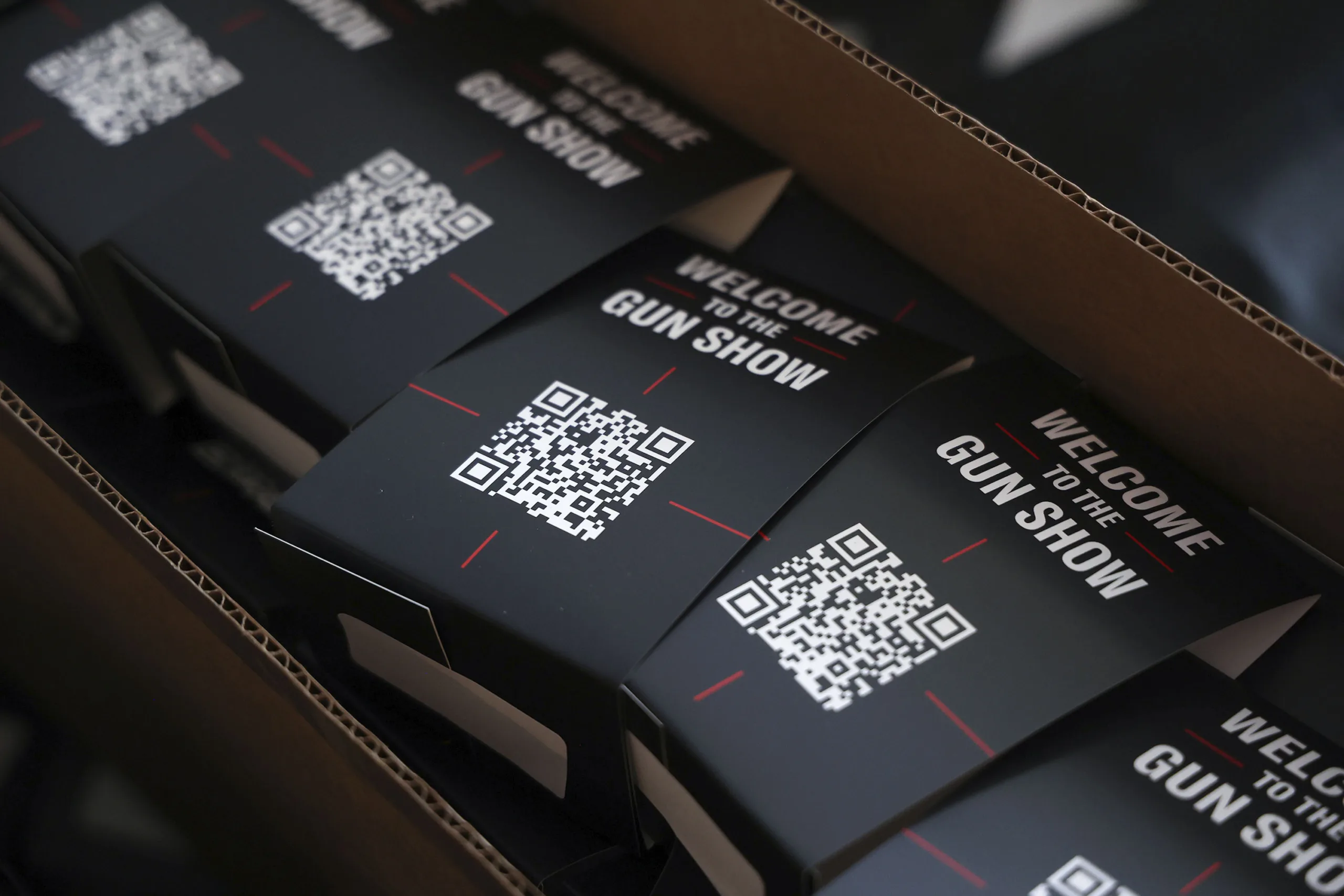 Welcome to the Gun Show cards and QR codes